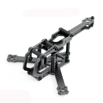 Cerberus Y4 110mm CF 2.5mm Arm FPV Racing Frame Kit Cerberus Y4 110mm CF 2.5mm Arm FPV Racing Frame Kit